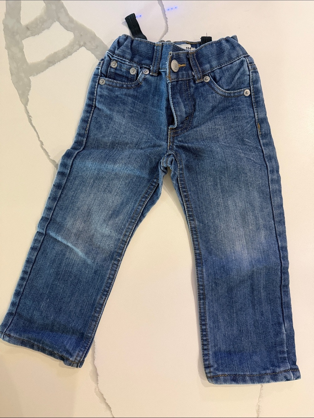 Levi's Blue Toddler Jeans with Adjustable Waist